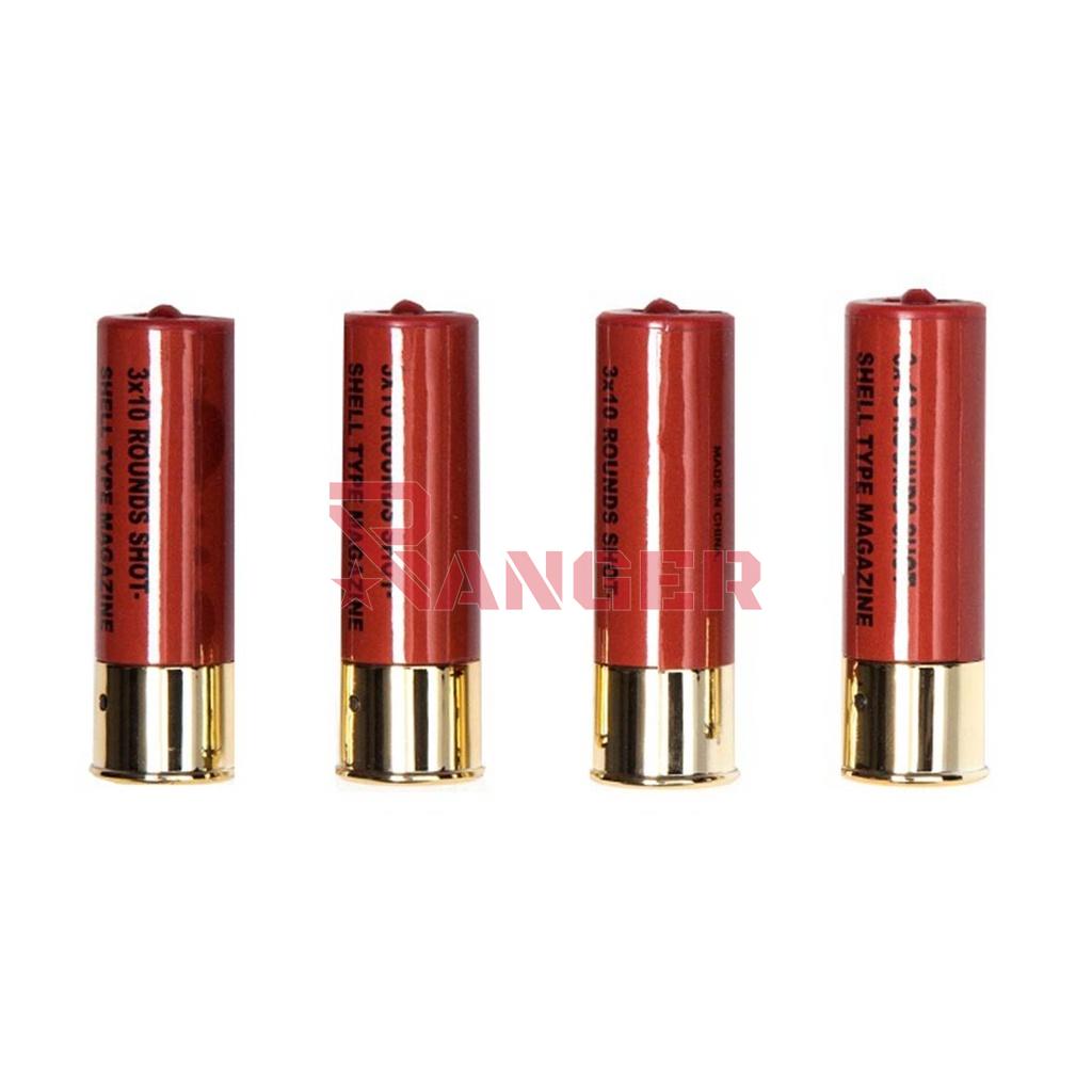 CARTUCHOS ESCOPETA ASG 30RDS 4PCS ROJO