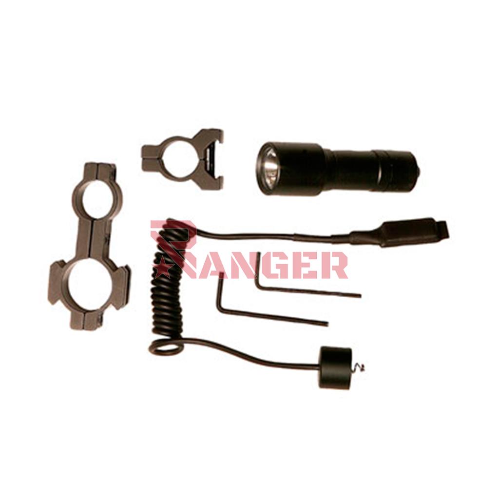 LINTERNA ASG C/PULSADOR C/MONTURA NEGRA