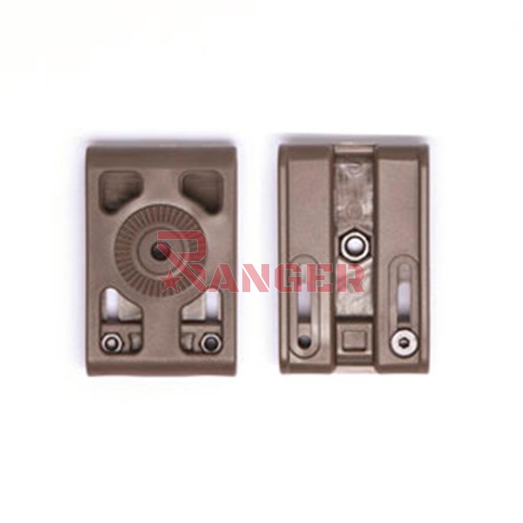 ADAPTADOR CLIP PISTOLA RIGIDO CINTURON CYTAC TAN