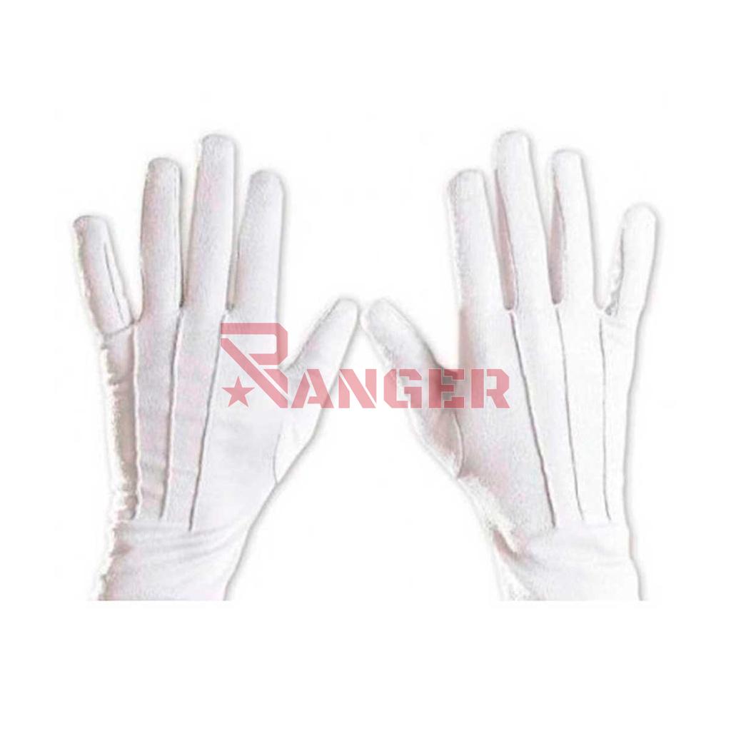 GUANTE MILITAR NYLON GALA 3 VENAS BLANCO