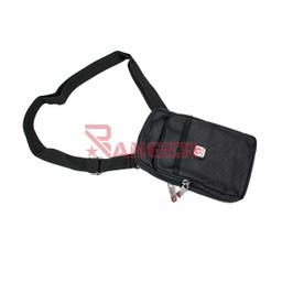 [5052] BOLSITO X CORDURA TRIPLE CREMALLERA C/MOSQUETON NEGRO