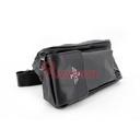 RIÑONERA BANDOLERA POLIPIEL NYLON ZH NEGRA
