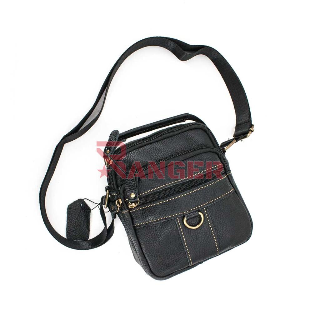 BOLSO CUERO DISPEL CREMALLERA NEGRO