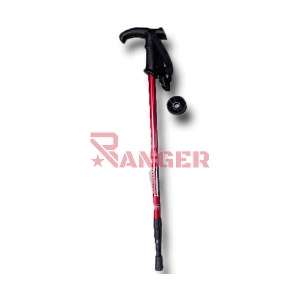 BASTON ALUMINIO EXTENSIBLE MULETILLA NEGRO