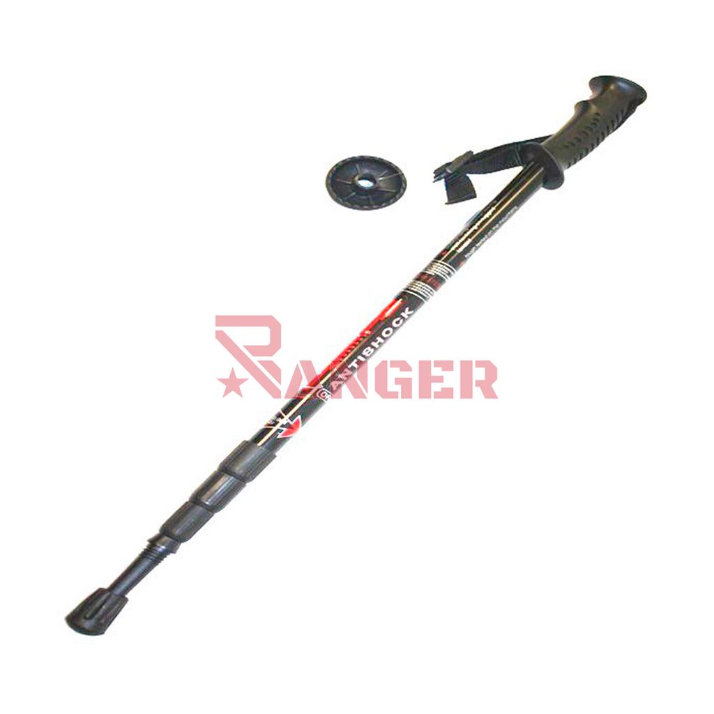 BASTON TELESCOPICO 4 TRAMOS NEGRO