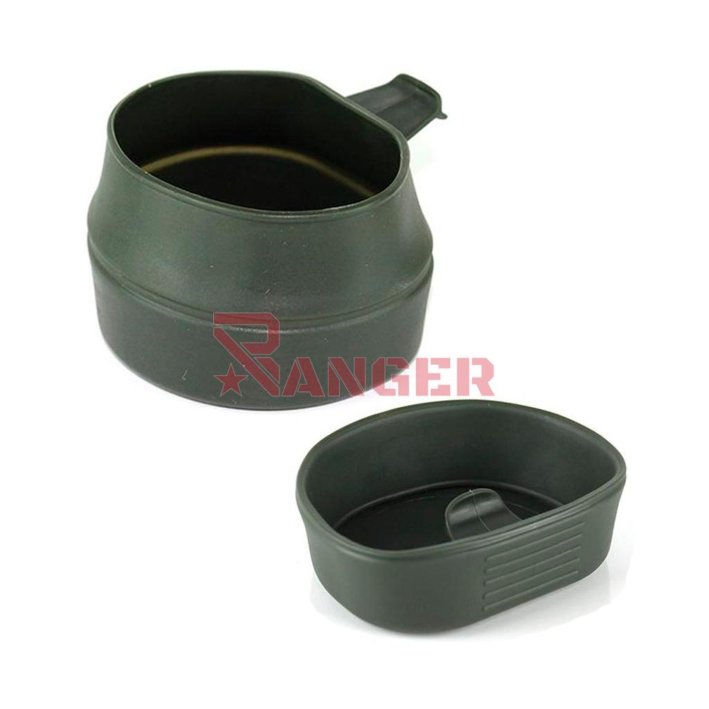 VASO PVC PLEGABLE 200 ML VERDE