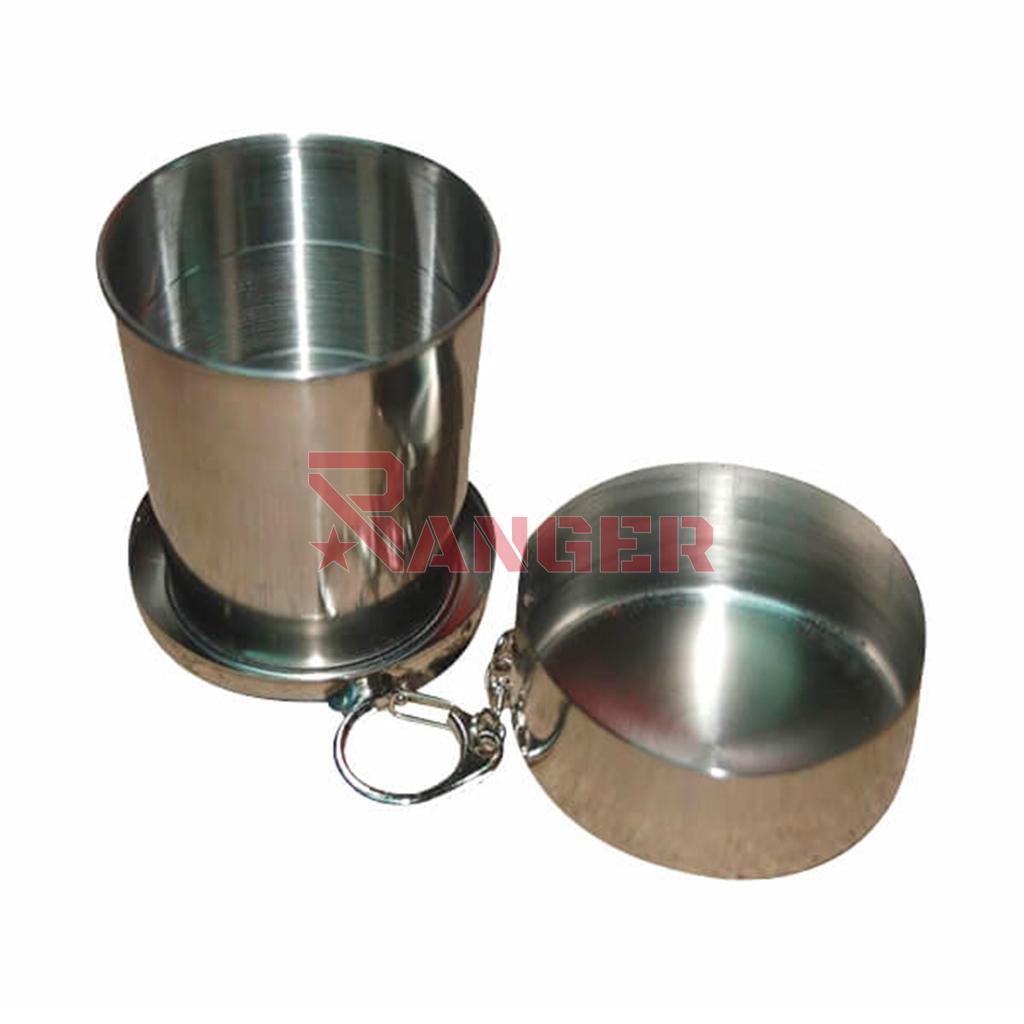 VASO ACERO PLEGABLE GR. 150ML PLATA