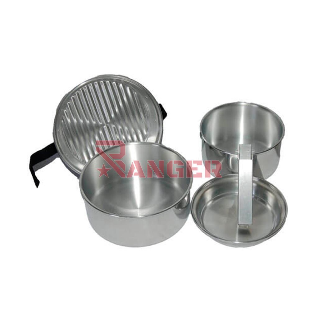 TARTERA ALUMINIO CAMPING 4 PIEZAS