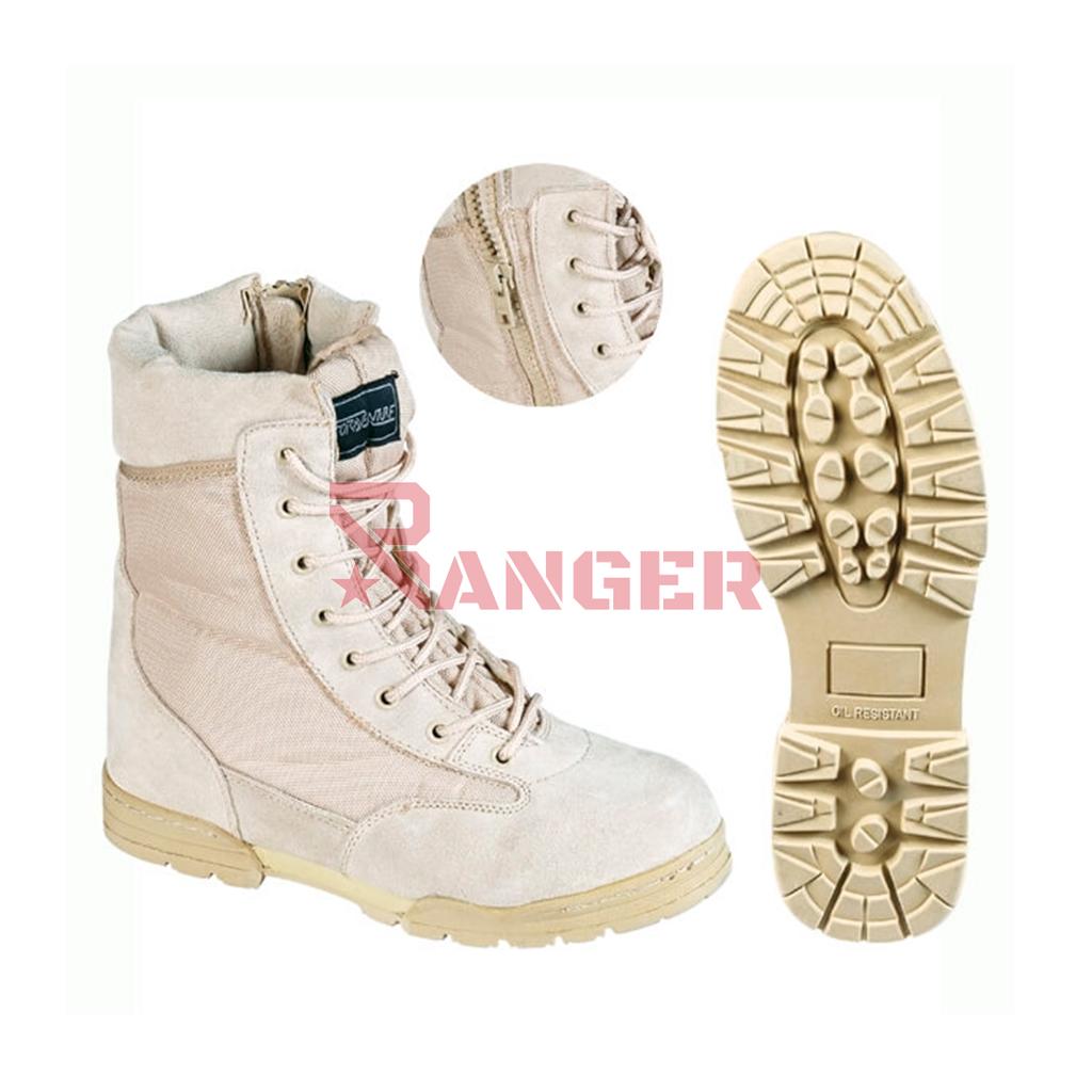 BOTA TACTICA FORAVENTURE CREMALLERA BEIGE