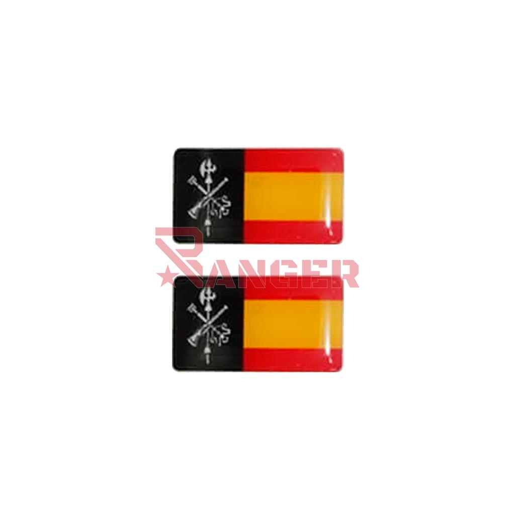 PEGATINA ABULTADA MED. 2PCS LEGION ESPAÑA