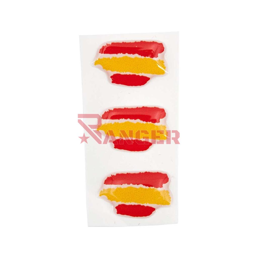 PEGATINA ABULTADA PEQ. 3PCS TRAZOS ESPAÑA