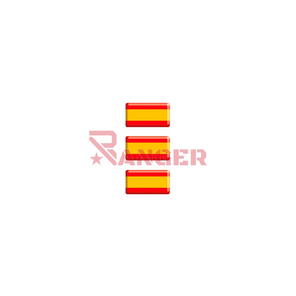 PEGATINA ABULTADA PEQ. 3PCS BANDERA ESPAÑA