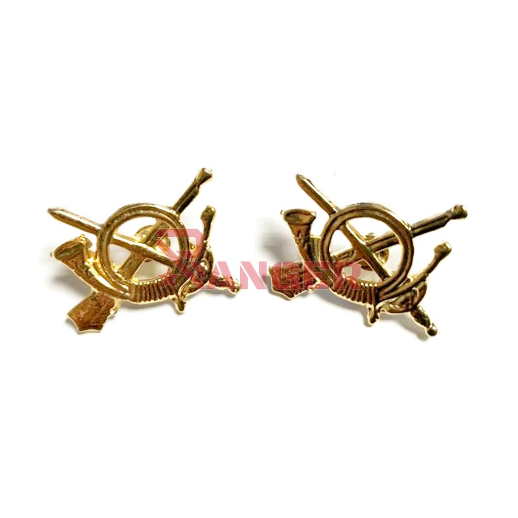 EMBLEMA METALICO CUELLO 2PCS INFANTERIA
