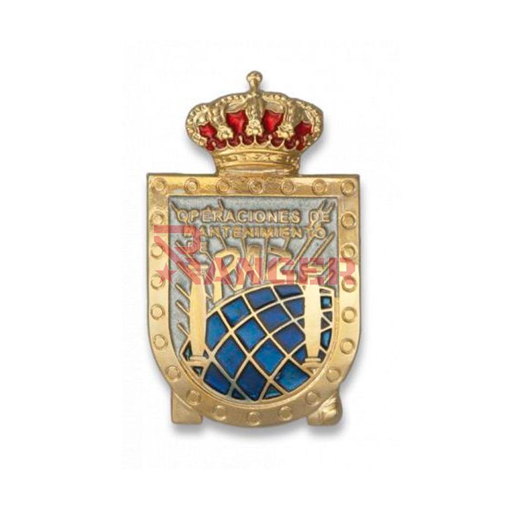 EMBLEMA METALICO MISION DE PAZ DISTINTIVO