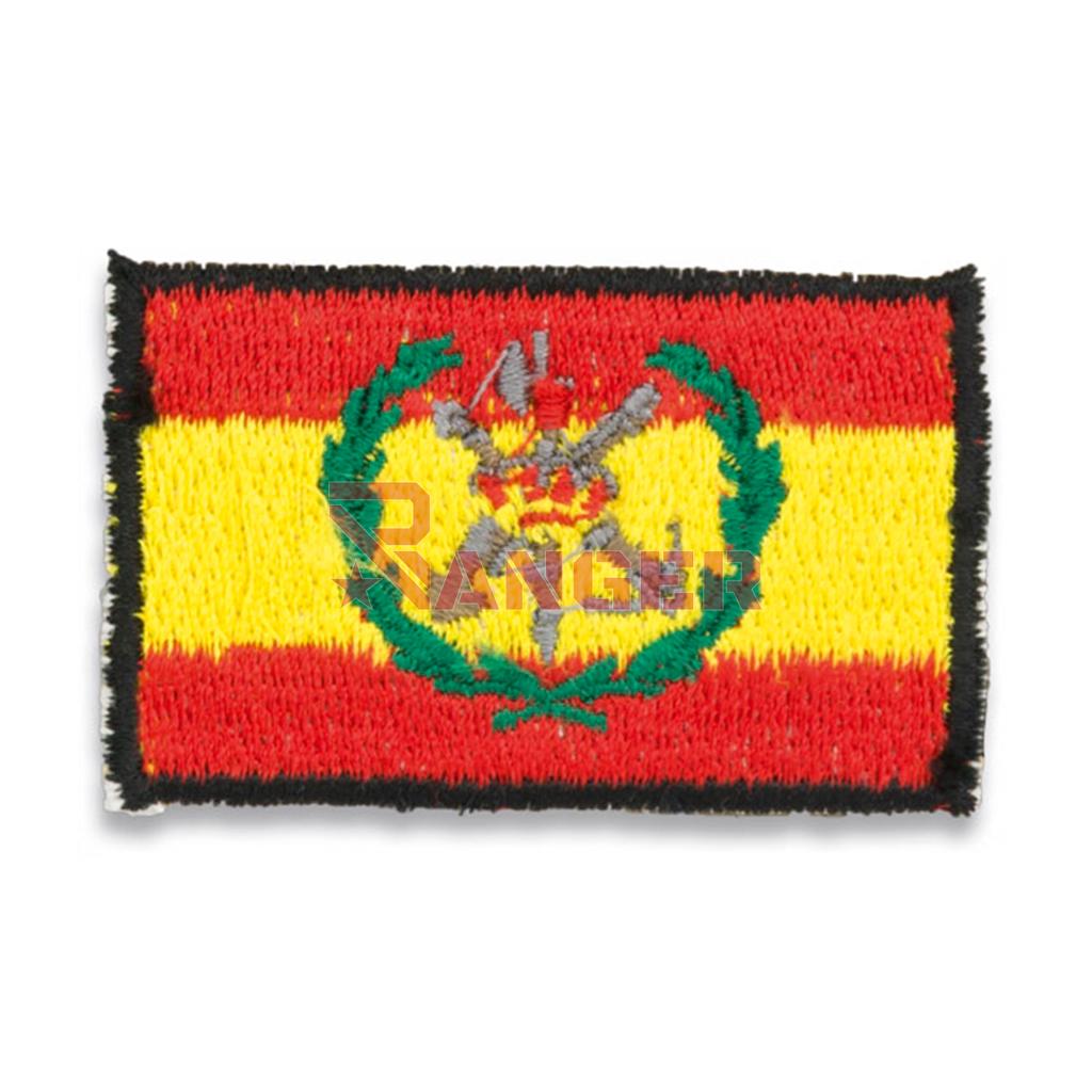 PARCHE BANDERITA ESPAÑOLA VELCRO HOMBRO BORDADA LEGION