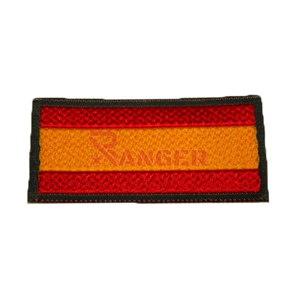 PARCHE BANDERITA ESPAÑOLA HOMBRO FILO VERDE