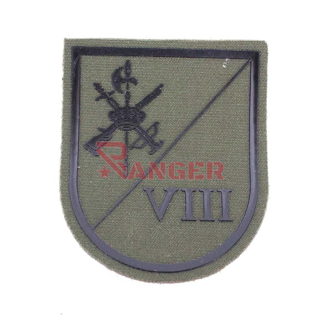PARCHE LEGION VIII BANDERA COLON C/VELCRO VERDE