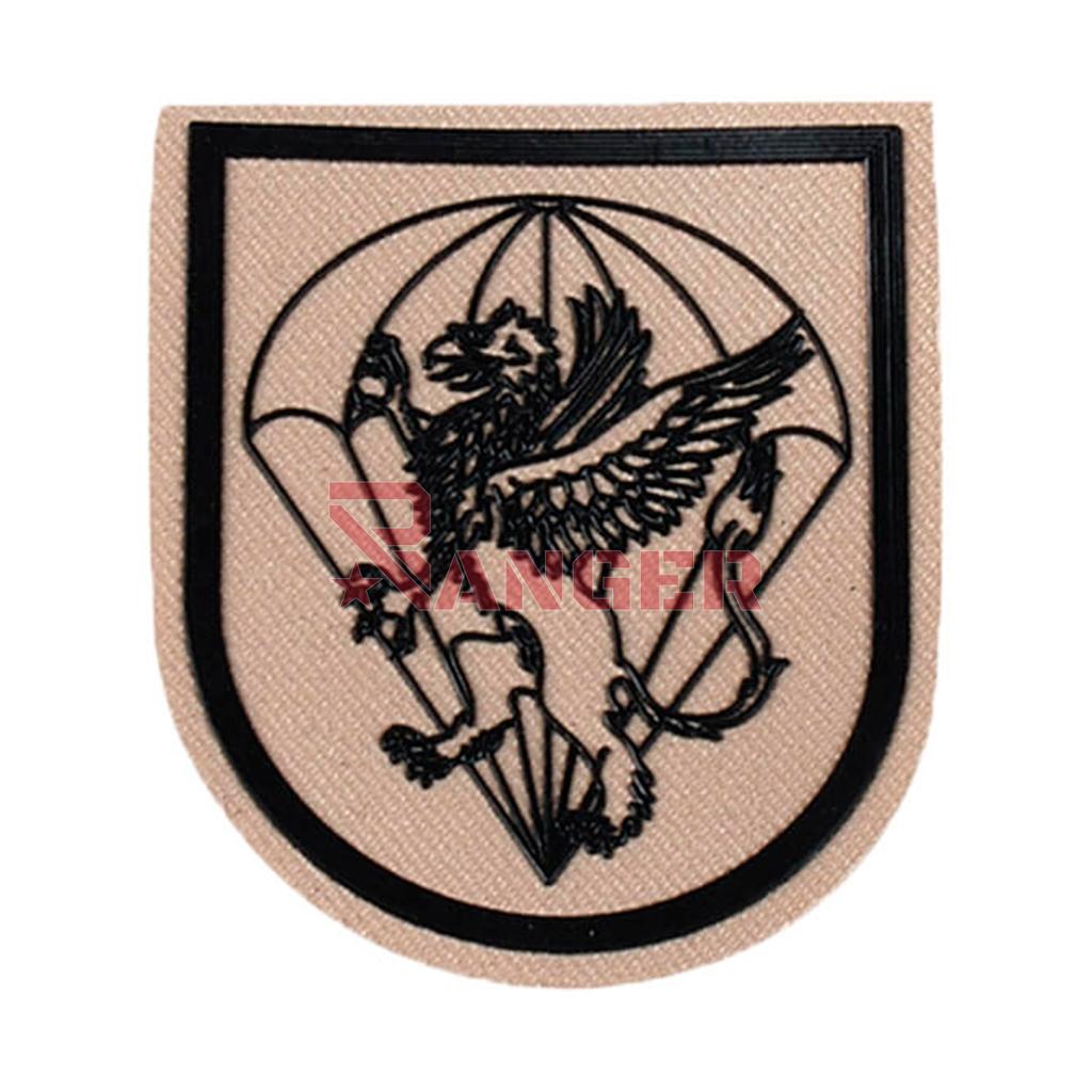PARCHE BRIPAC BATALLON CUARTEL GENERAL DRAGON C/VELCRO TAN