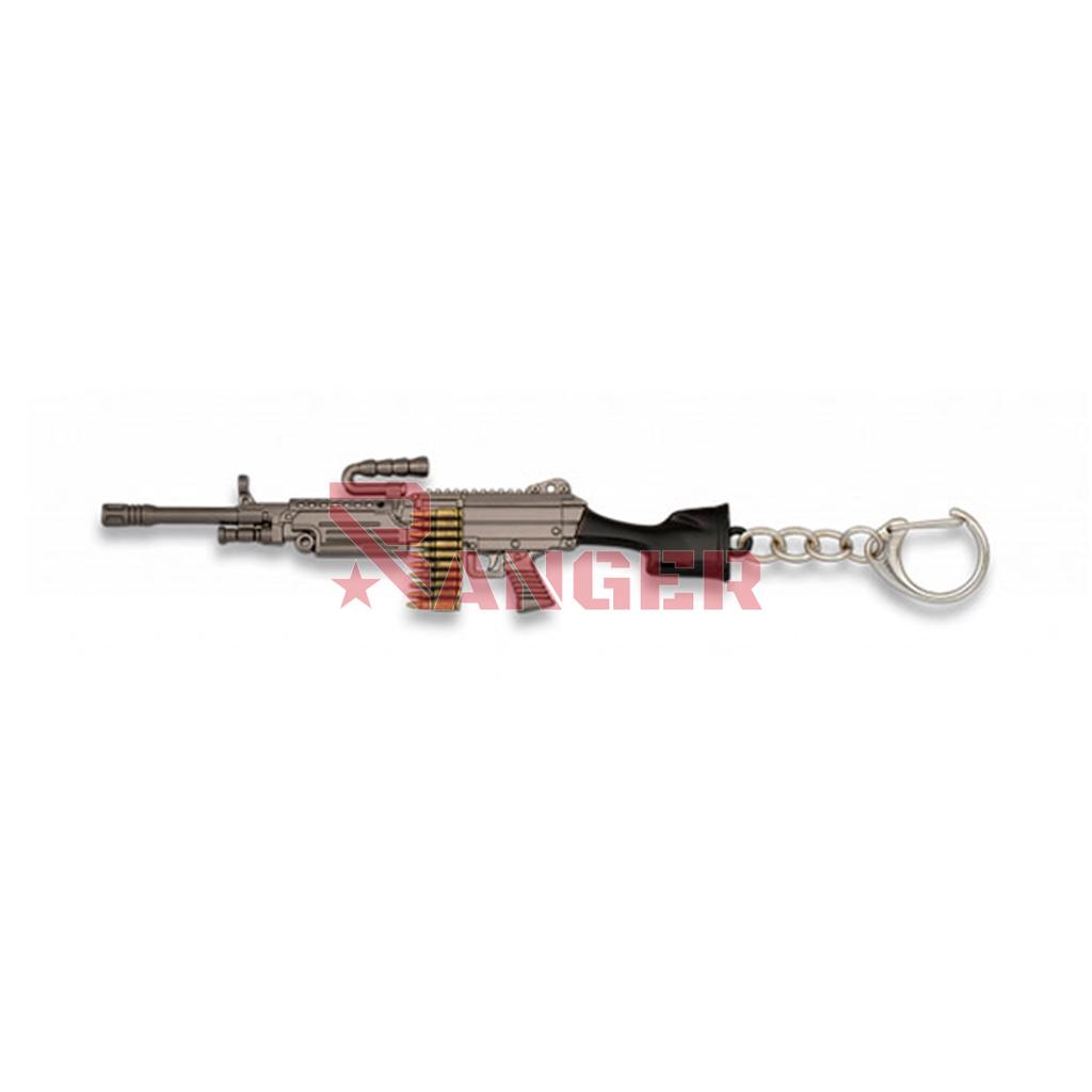 LLAVERO FUSIL 249 PLATA ORO