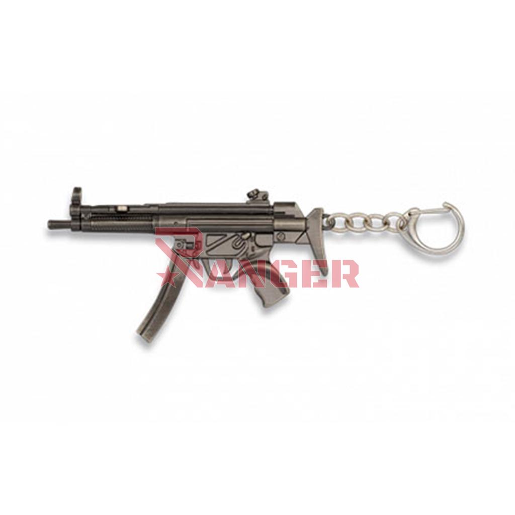 LLAVERO FUSIL MP5 PLATA