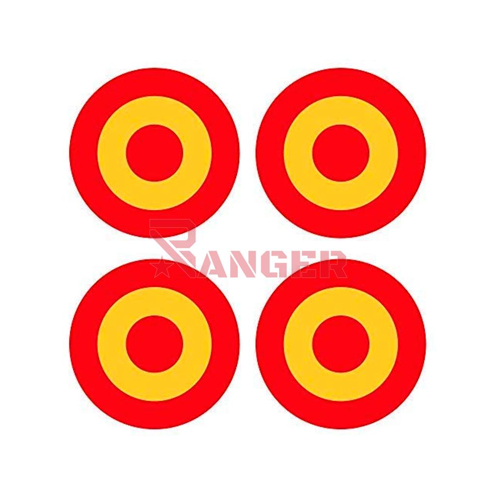 PEGATINA PLANA MED. 4PCS DIANA ESPAÑA