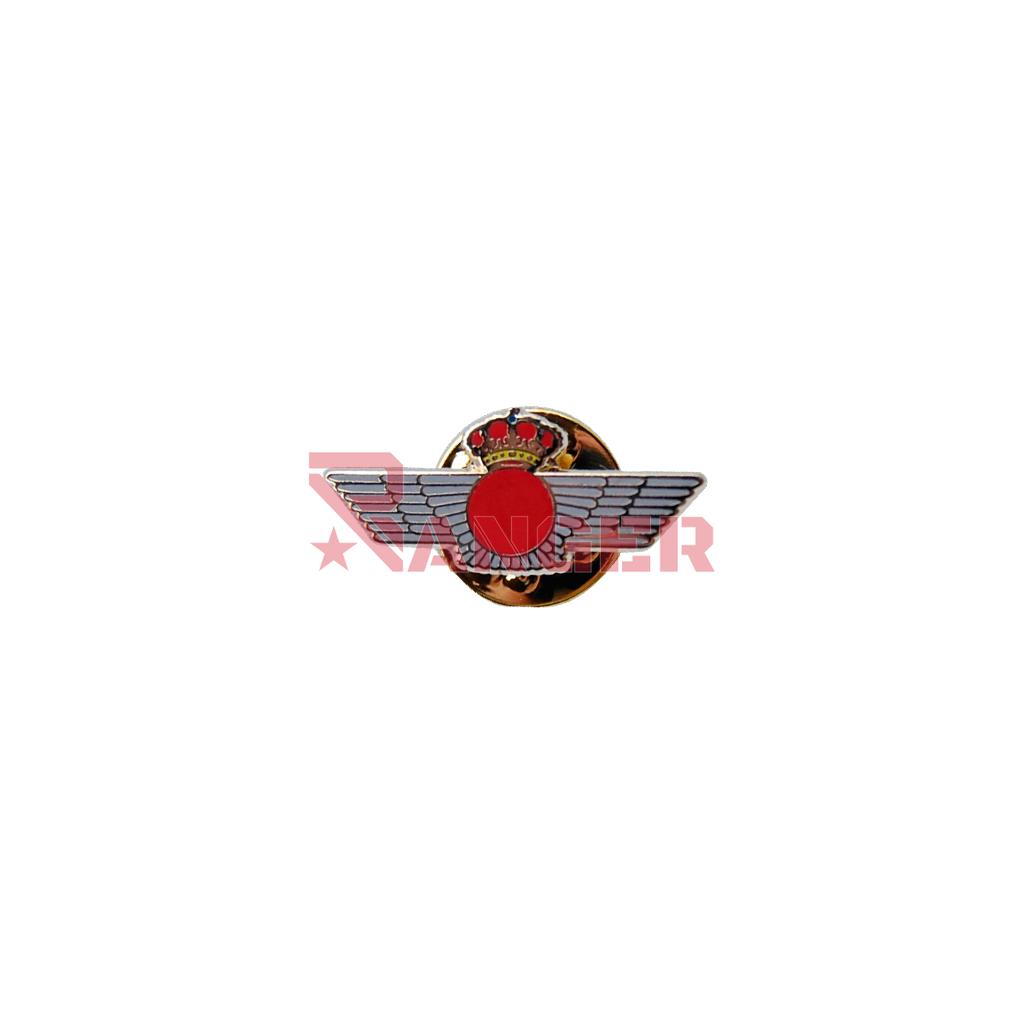 PIN ROQUISQUI CIRCULO ROJO PLATA/DORADO
