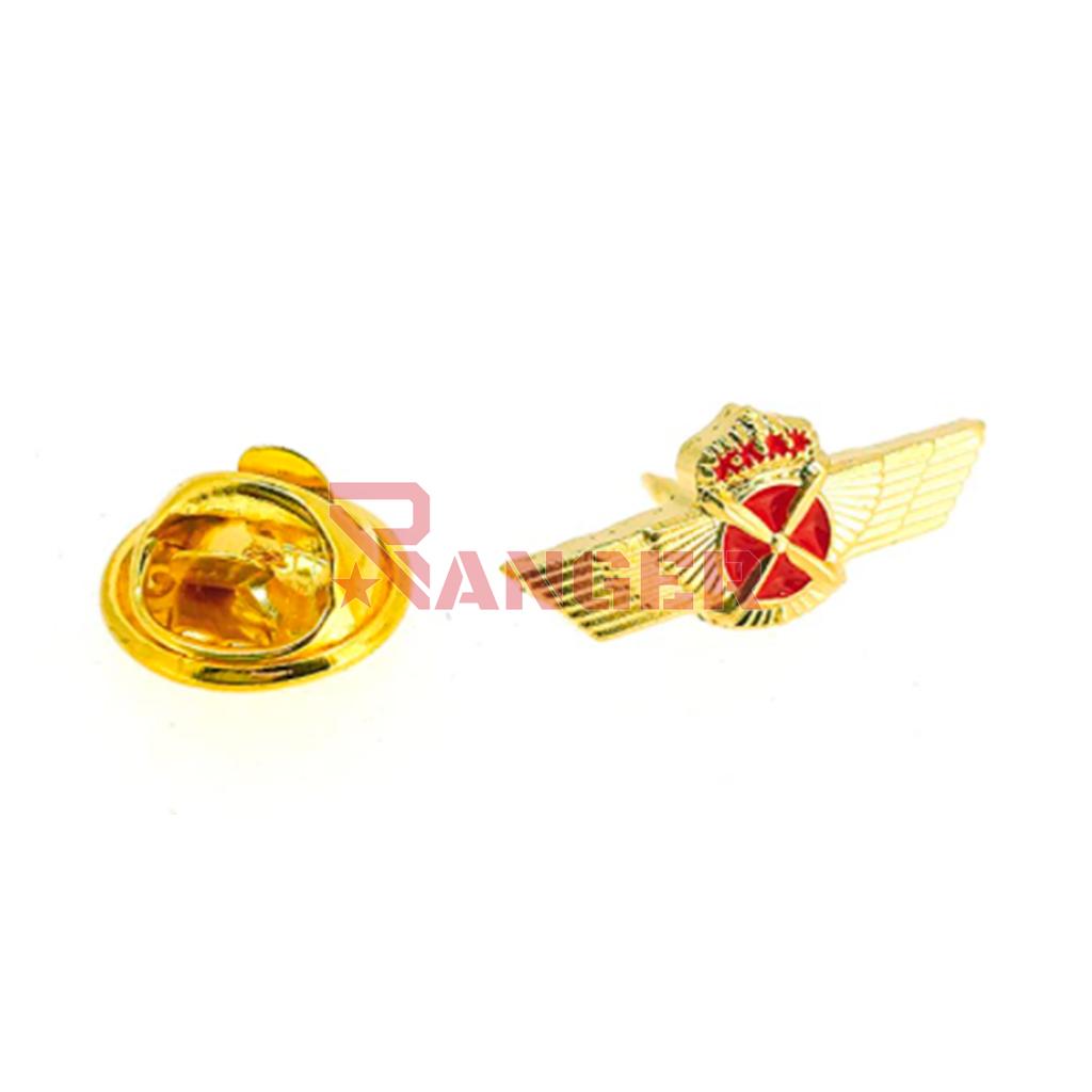 PIN ROQUISQUI 4 HELICES PLATA-DORADO