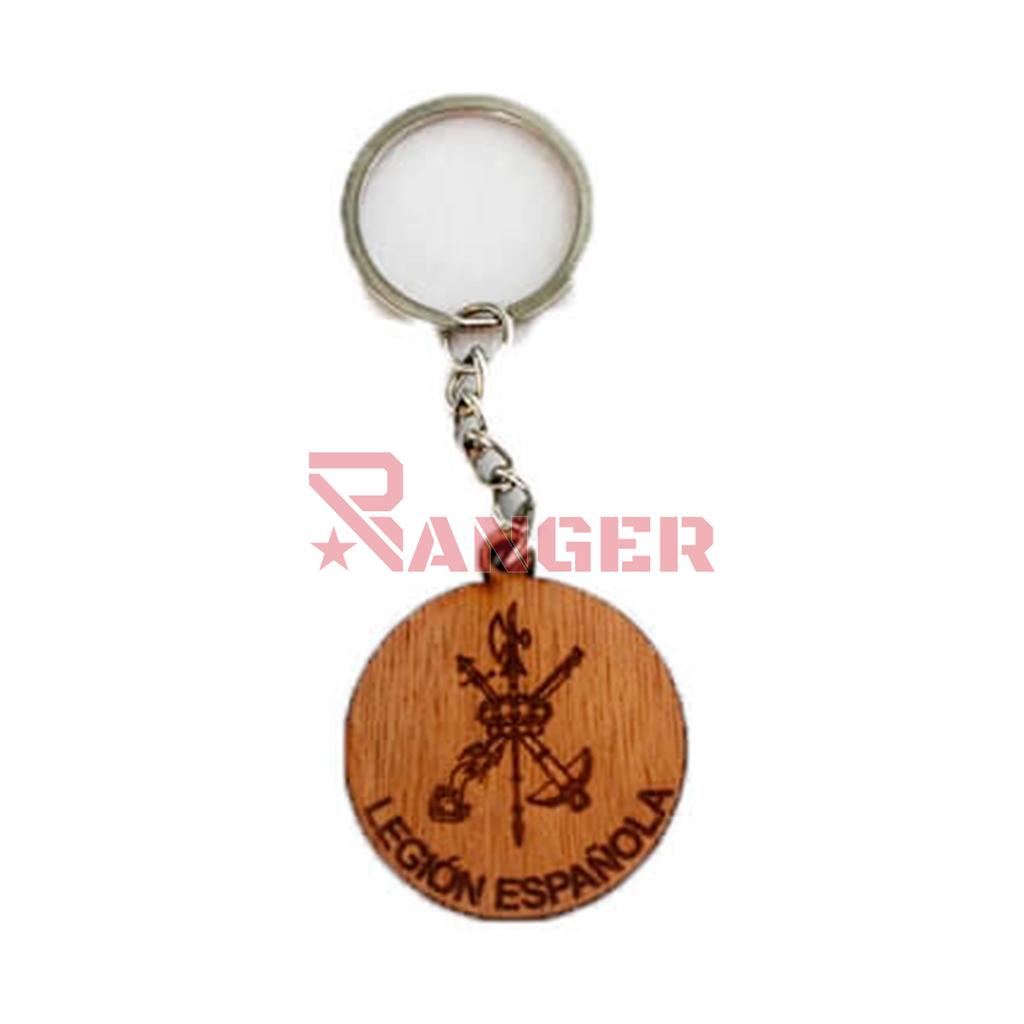 LLAVERO LEGION MADERA MARRON