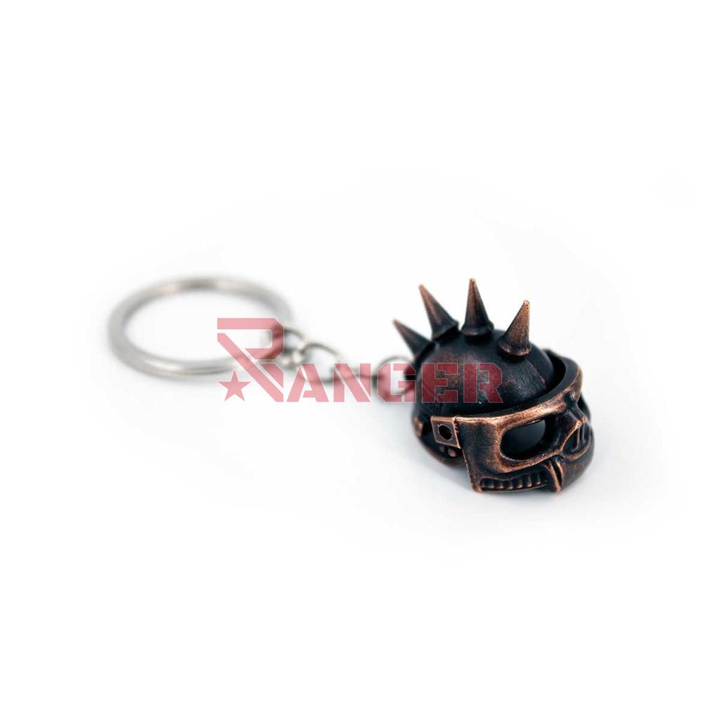 LLAVERO CASCO CALAVERA PINCHOS