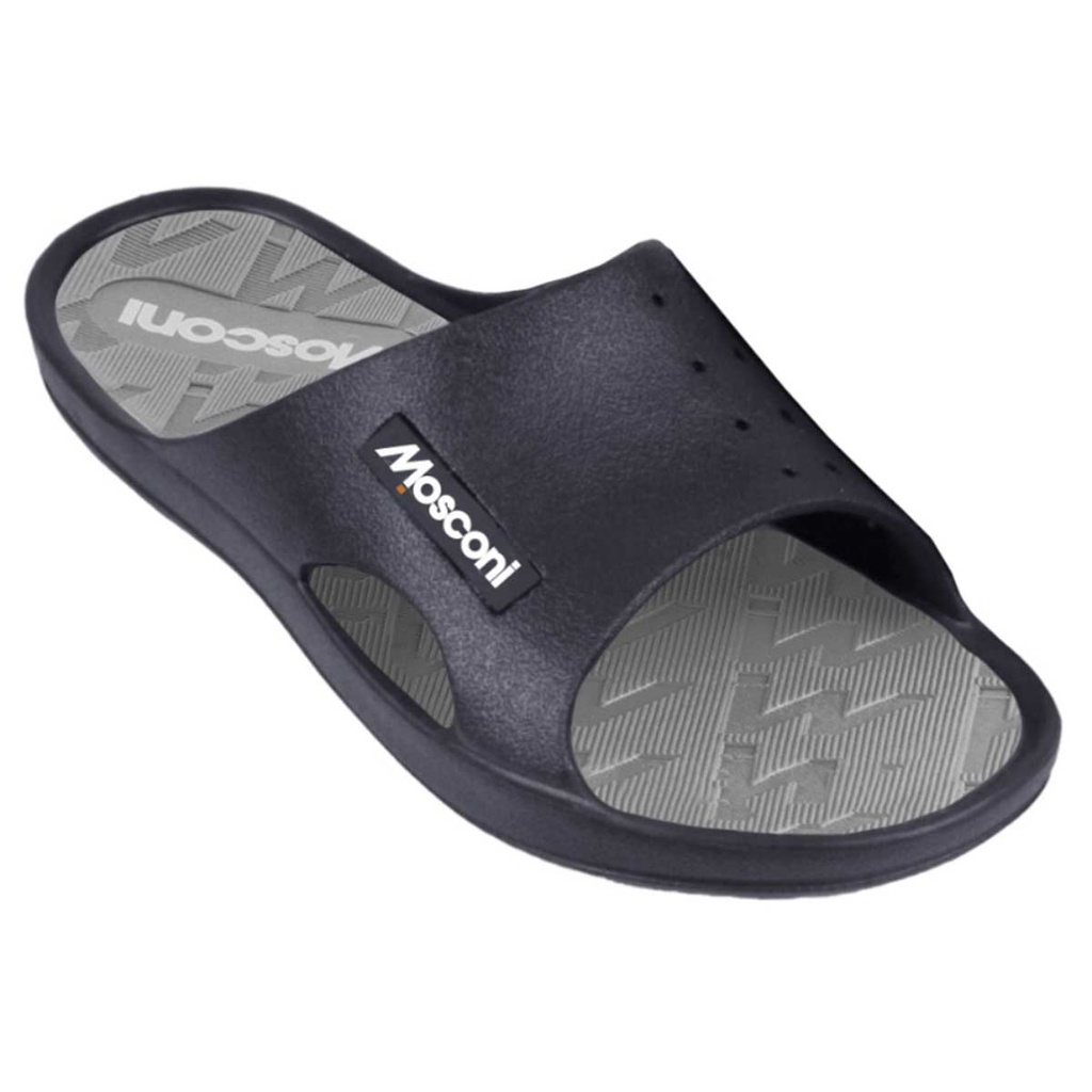 CHANCLA MOSCONI POOL NEGRA-GRIS
