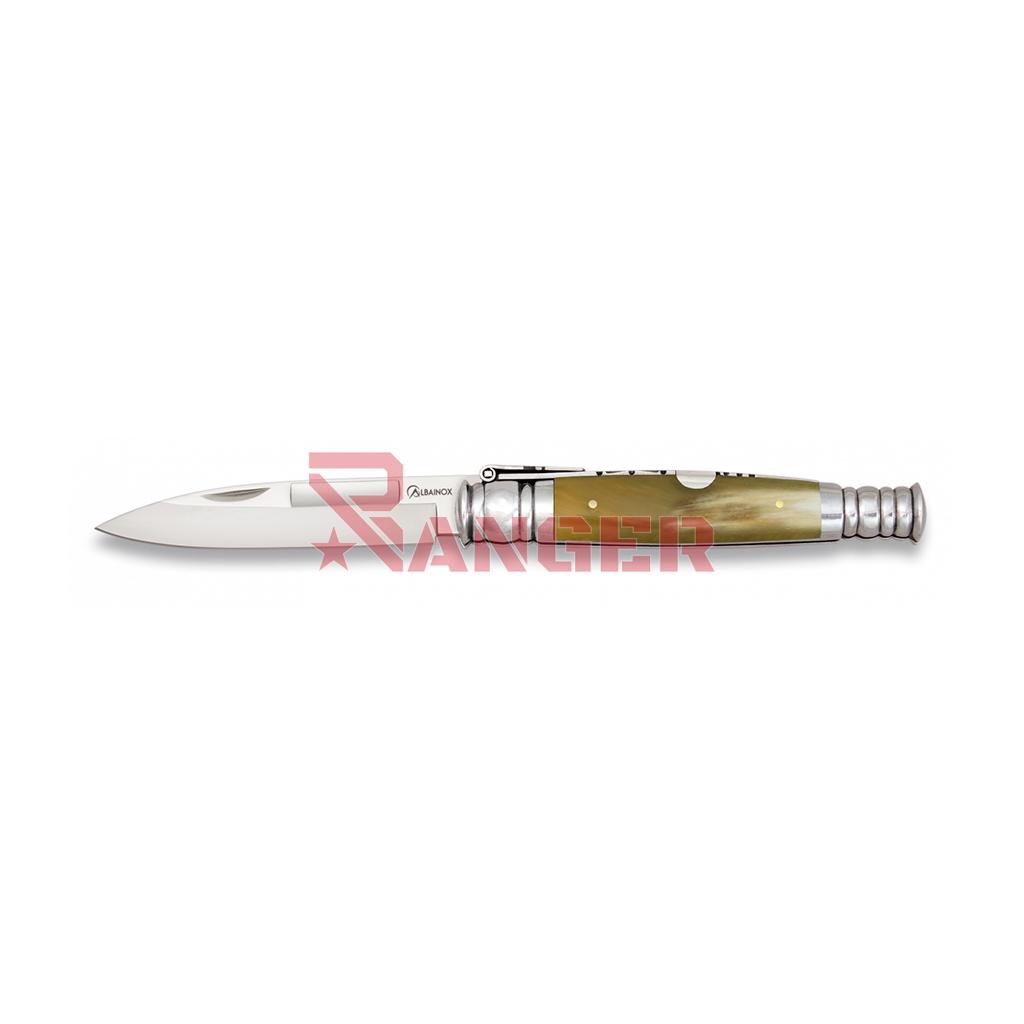 NAVAJA PUNTA ESPADA 7CM ASTA TORO