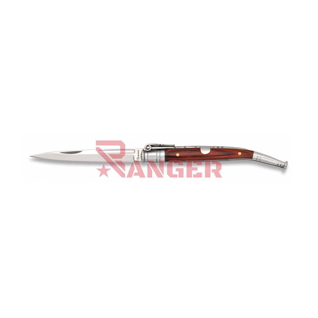 NAVAJA ESTILETE N1 HOJA 10 CM MADERA