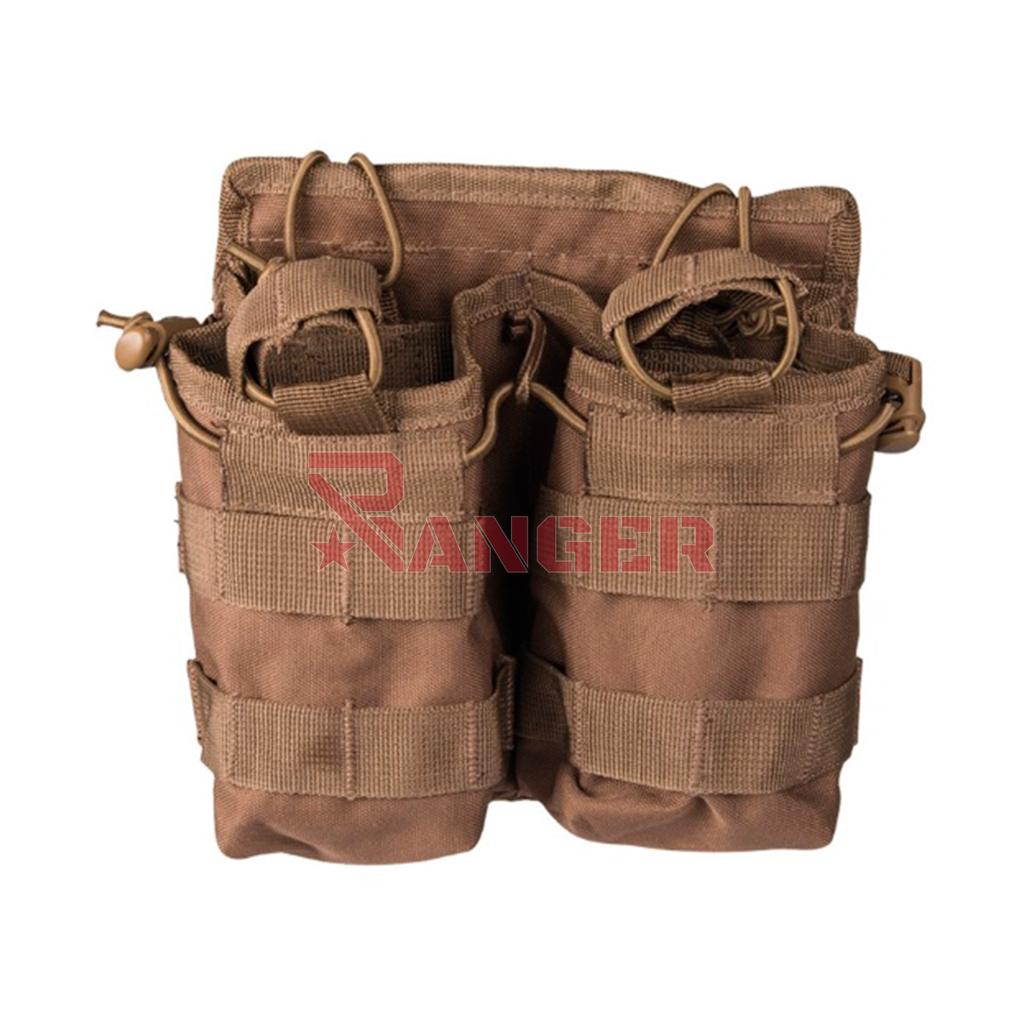 POUCH CARGADOR DOBLE OPEN TOP COYOTE