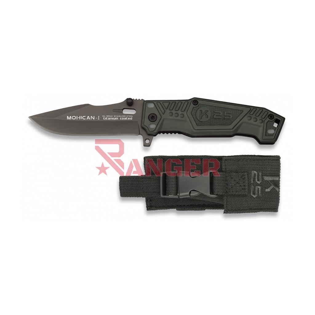 NAVAJA K25 MOHICAN 7.8 CM VERDE/NEGRA