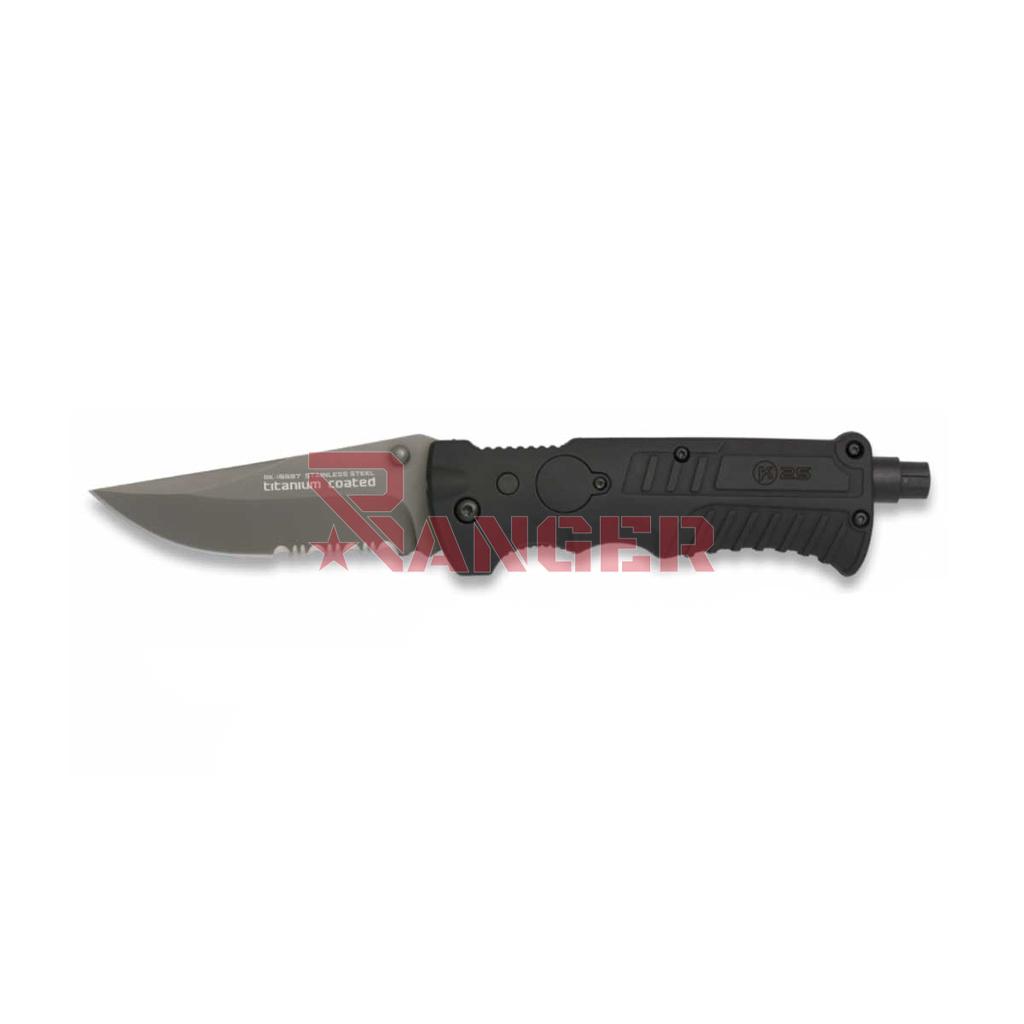 NAVAJA RUI C/ROMPECRISTALES HOJA 9.5 CM NEGRA