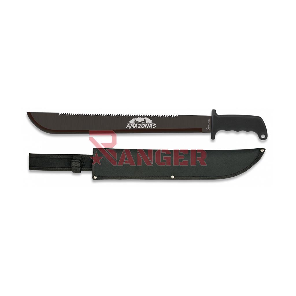 MACHETE BOLO ALBAINOX AMAZONAS 46 CM NEGRO