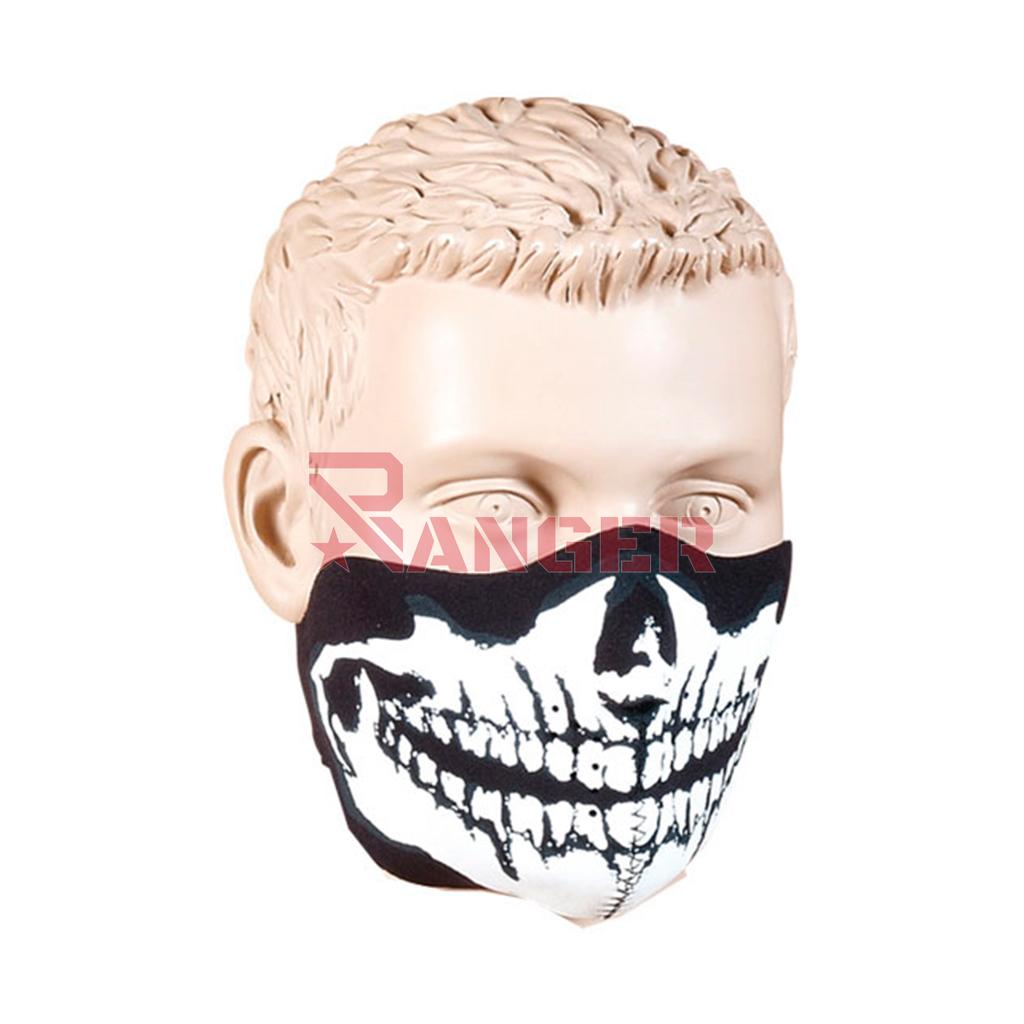 MASCARA NEOPRENO CALAVERA NEGRA