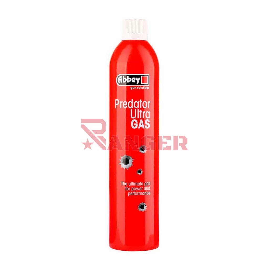 BOTELLA GAS ABBEY PREDATOR ULTRA GAS 700ML ROJA