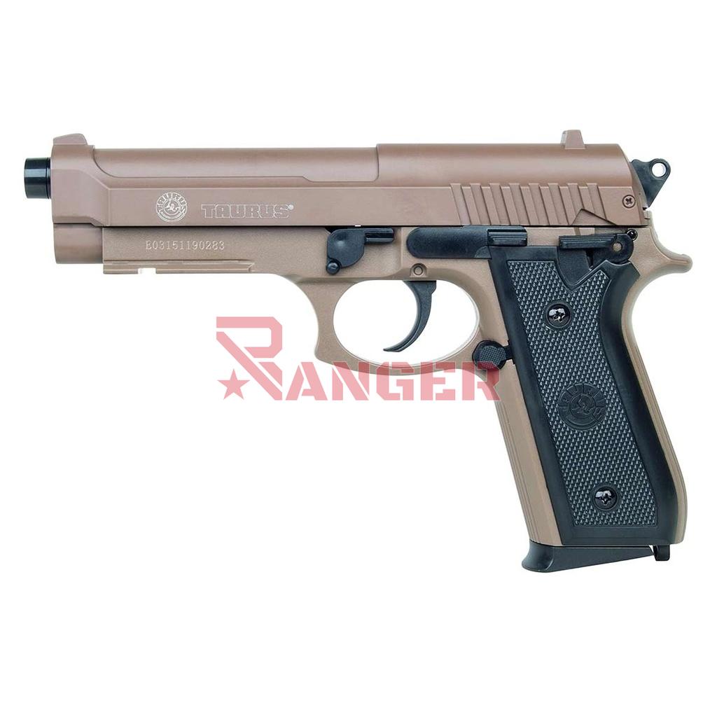 PISTOLA TAURUS PT92 CORREDERA METAL.TAN