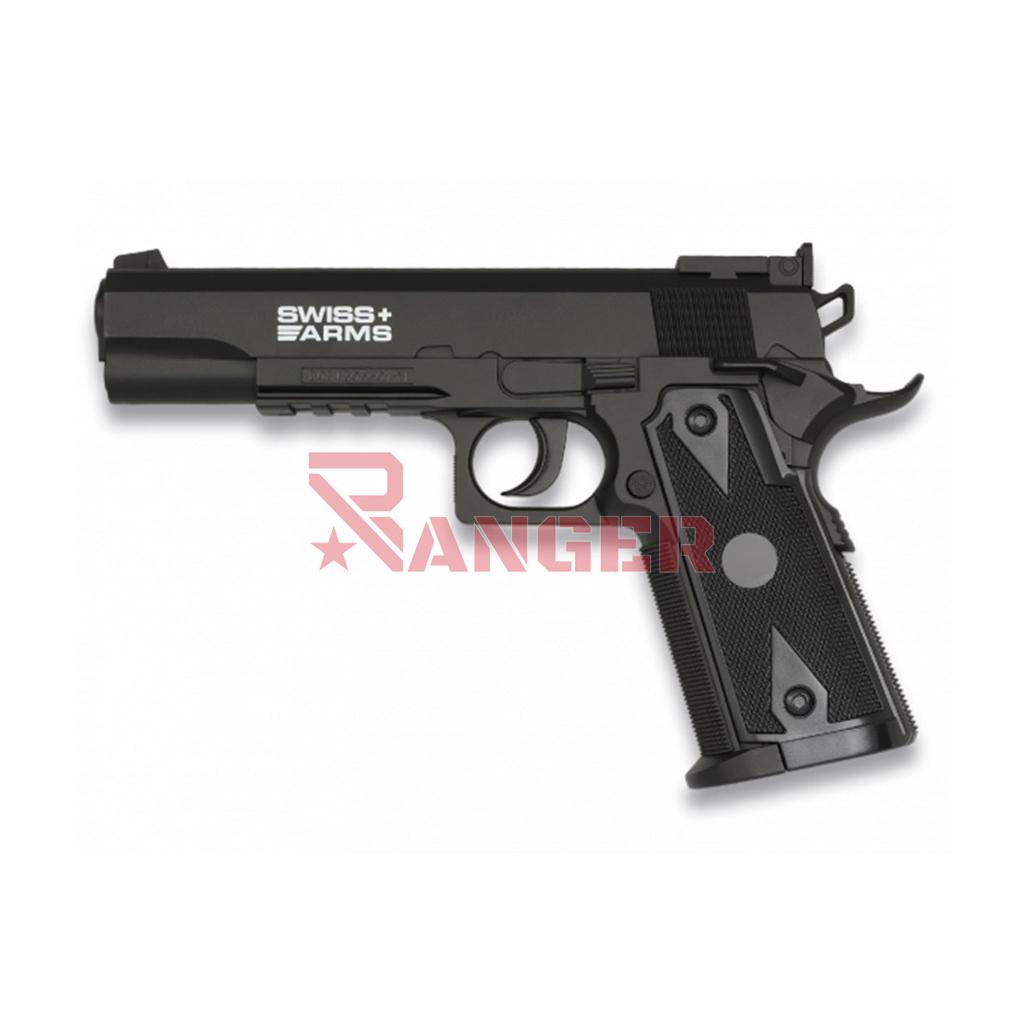 PISTOLA SWISS ARMS P1911 4.5MM CO2 NEGRA