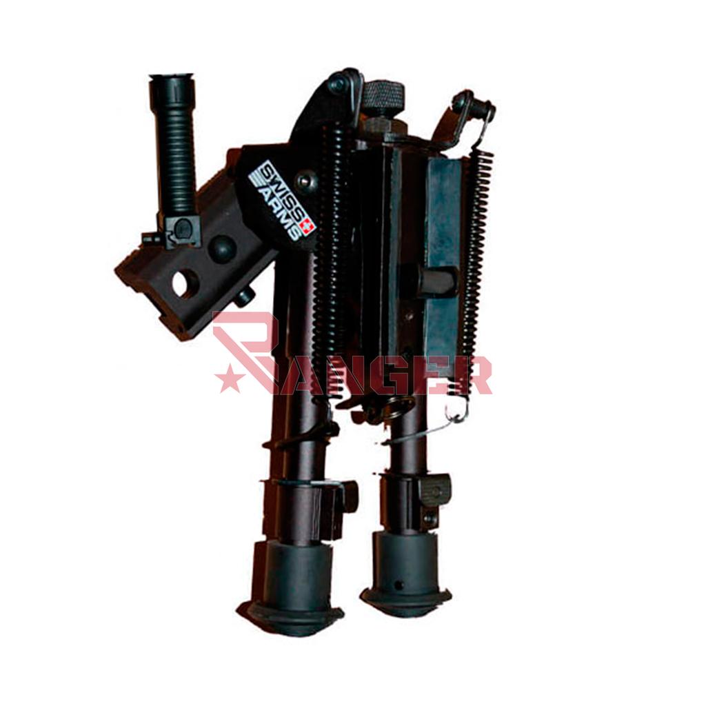 BIPODE SWISS ARMS UNIVERSAL COMPACTO NEGRO