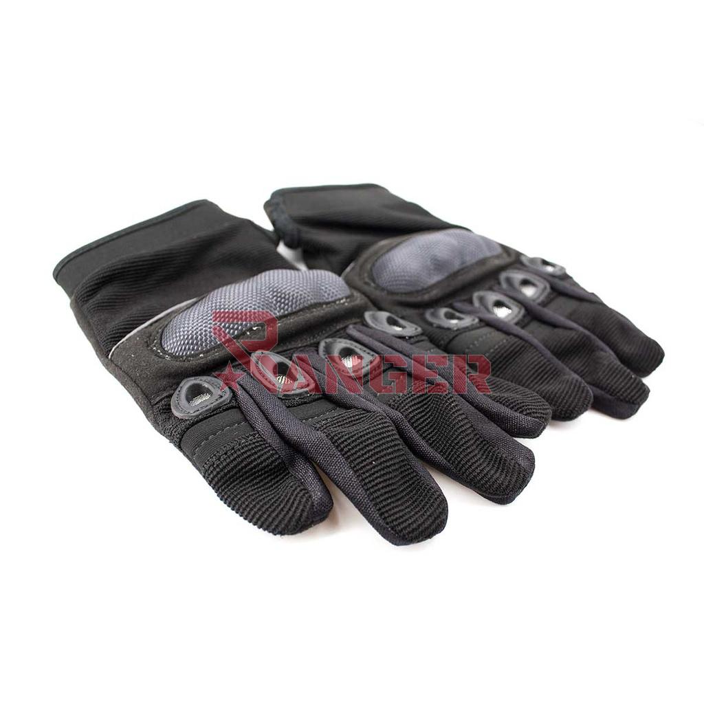 GUANTE AIRSOFT NUDILLOS PROTECTION KEVLAR NEGRO