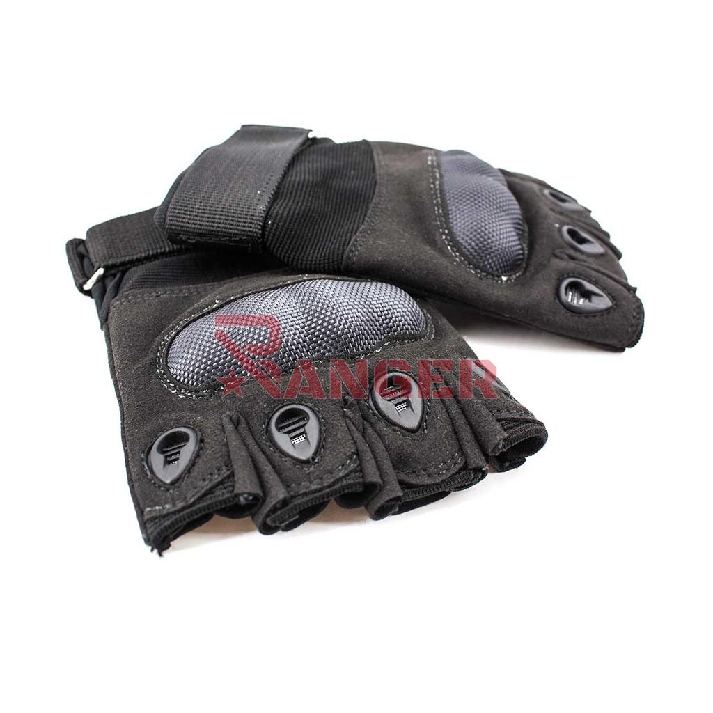 GUANTE AIRSOFT PROTECTION DEDO CORTADO NEGRO