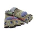 GUANTE AIRSOFT PROTECTION DEDO CORTADO VERDE