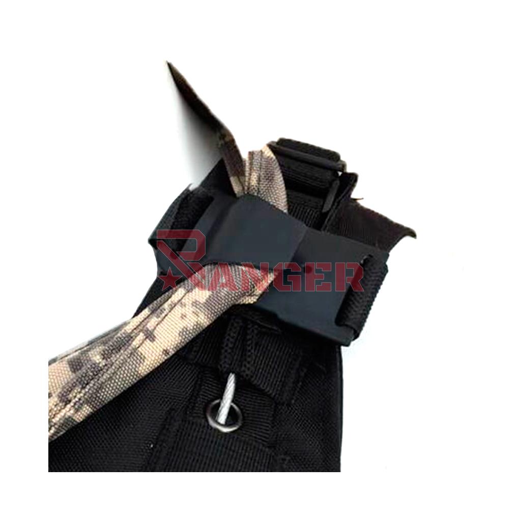 ENGANCHE CHALECO CORREA NEGRO