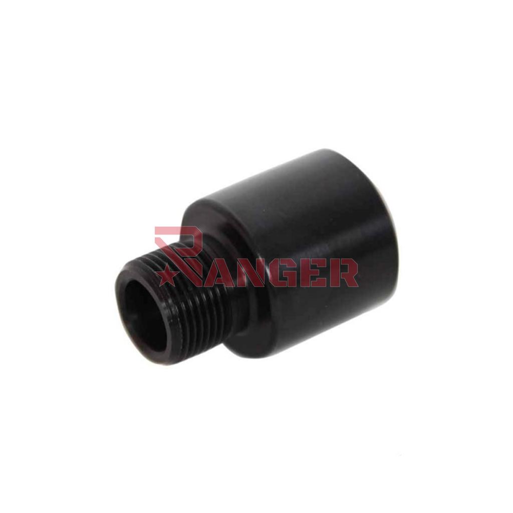 ADAPTADOR SILENCIADOR ROSCA MK23/FNX45 14MM/16MM NEGRO