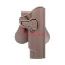 FUNDA PISTOLA RIGIDA AMOMAX 1911 TAN