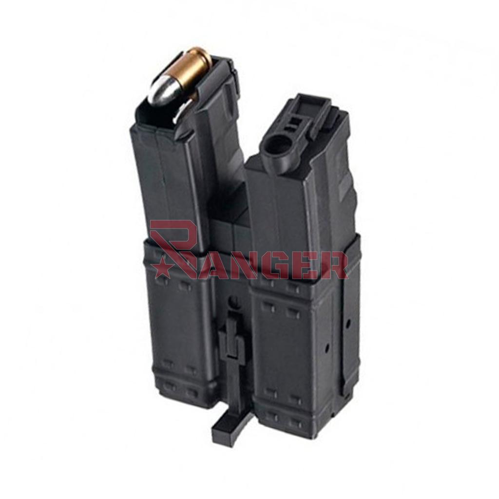 CARGADOR FUSIL CYMA MP5 DOBLE 250RDS NEGRO