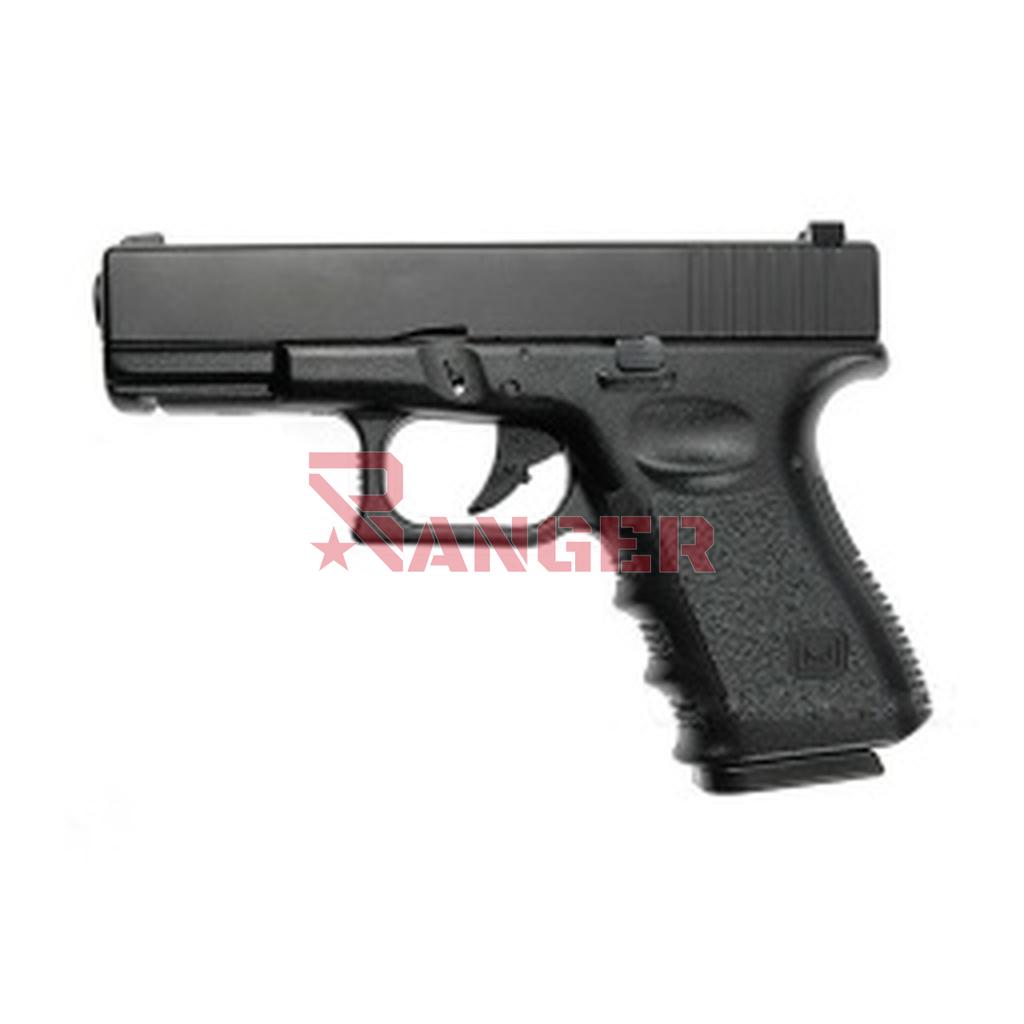 PISTOLA KJW GLOCK 23 GAS FIBRA KP23 NEGRA