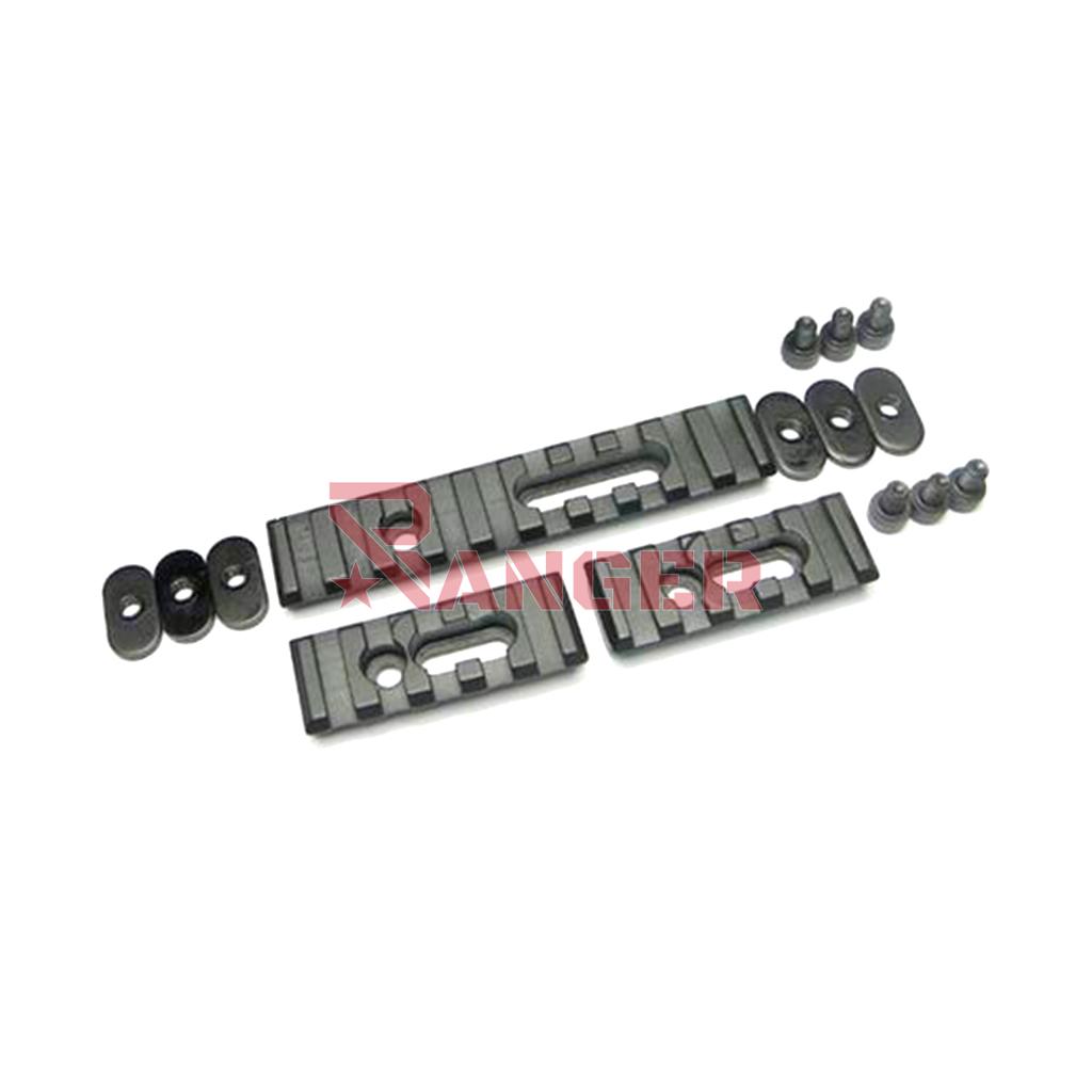 RAIL METALICO SET NEGRO